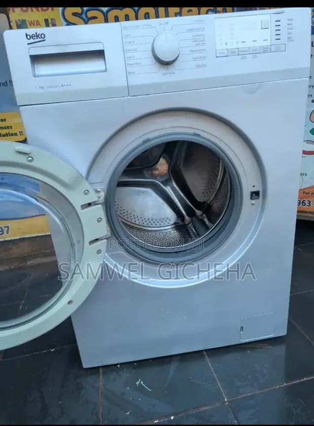 Beko 7kg Front-Load Washing Machine - Silver - 1