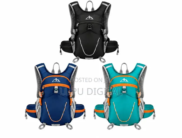 20L Hiking/Hydration Bag - Blue, Black, Green - 1