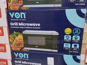 Von VMG-206DMK Digital Grill Microwave Oven - 20L Nyeusi