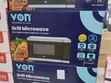 Von VMG-206DMK Digital Grill Microwave Oven - 20L Nyeusi - 3