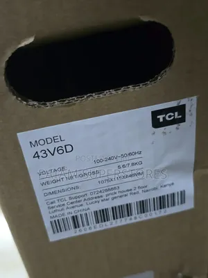 TCL 43" 4K UHD Smart Google TV (43V6D)