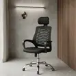 Black Mesh Adjustable Home Office Recliner Chair - 3