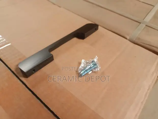 Black Door Handle - L128 - 1