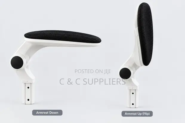 Kiti cha Kisasa cha Ofisi cha Mesh chenye Ergonomic - 1