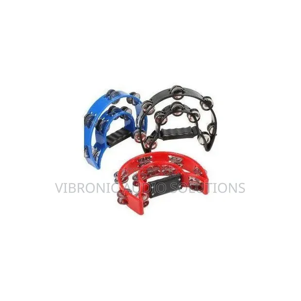 Half Moon Tambourine - Plastic - 1