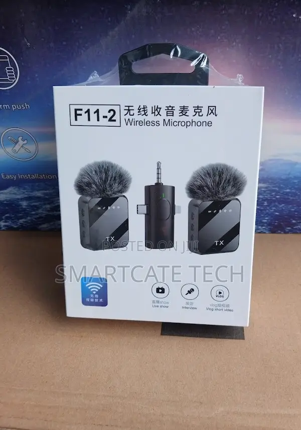F11-2 Dual Mini Wireless Microphone - 1
