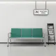 Green 3-Seater Waiting Bench - 2