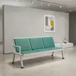 Green 3-Seater Waiting Bench - 3