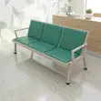 Green 3-Seater Waiting Bench - 4