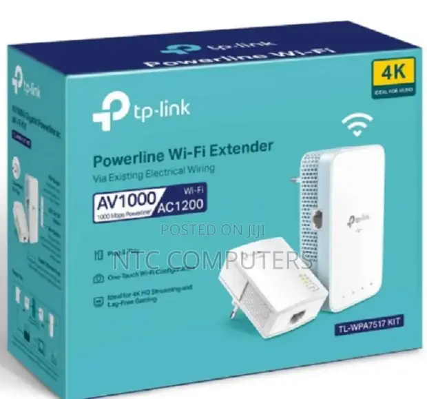 TP-Link TL-WPA7517 KIT AV1000 Gigabit Powerline AC Wi-Fi Kit - 1