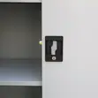 Office Cabinet with 5 Shelves - White Steel - 1