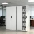 Office Cabinet with 5 Shelves - White Steel - 4