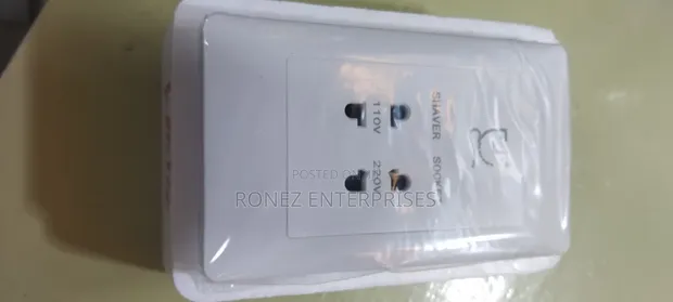 Twin Shaver Socket - Brand New - 1