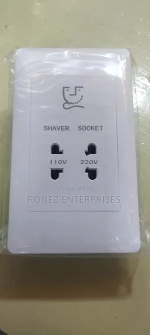 Twin Shaver Socket - Mpya Kabisa