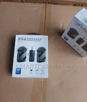 F11-2 Dual Wireless Microphone for iPhone/Android