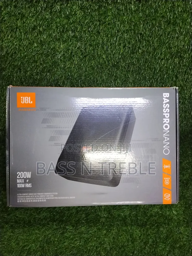JBL Basspro Nano Under-Seat Active Subwoofer - 1