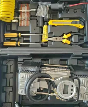 Portable 2-Cylinder Air Compressor na Zana