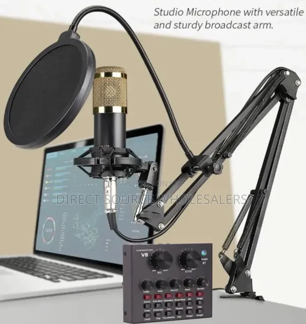 BM800 V8S Sound Card and Microphone Set - 1