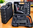 47pc Rechargeable Drill Screwdriver Tool Box Set - 1