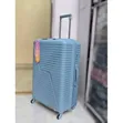 Large Rubber Suitcase with Double Zip - 2