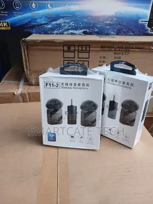 F11-2 Dual Clip-on Lapel Microphone for Smartphones