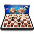 Bodi ya Mchezo wa Chess na Checkers 2-in-1 - 1
