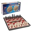 Bodi ya Mchezo wa Chess na Checkers 2-in-1 - 2