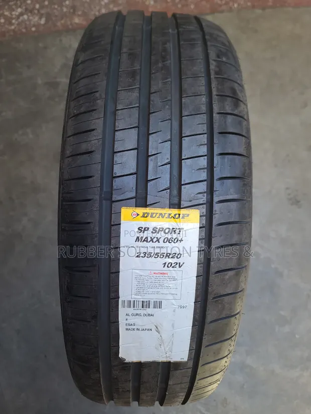 Brand New Dunlop SP Sport 235/55 R20 102V Tyres (Made in Japan) - 1