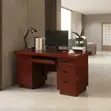 1.4m Executive Modern Mahogany Home Office Desk - 3