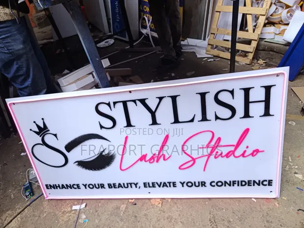 Custom 2D Shop Front Signage - 1