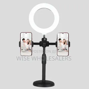 Stand Mbili ya Simu na Ring Light ya Inchi 6
