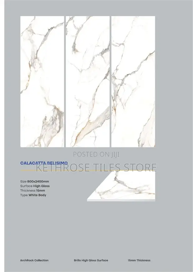 Vigae vya Porcelain na Sintered Stone Vyenye Muonekano wa Marumaru - 1
