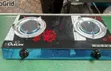 Olelon 2-Burner Infrared Glass Top Cooker - 2