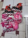 Adjustable Skating Shoes (Size 35-38) with Helmet & Gear - 1