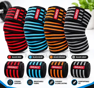 Knee Wraps/Pads for Weight Lifting & Fitness