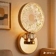 Unique Crystal Wall Lamps - Gold Finish - 5