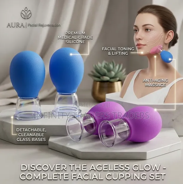 Cupping Massage Cups (Face, Neck, Body) - 1
