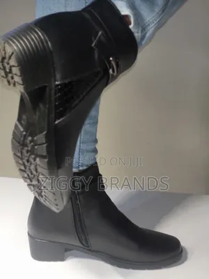 Leather Ankle Boots - Black