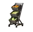3 Tier Multi-Functional Steel Vegetable & Fruit Rack - 2