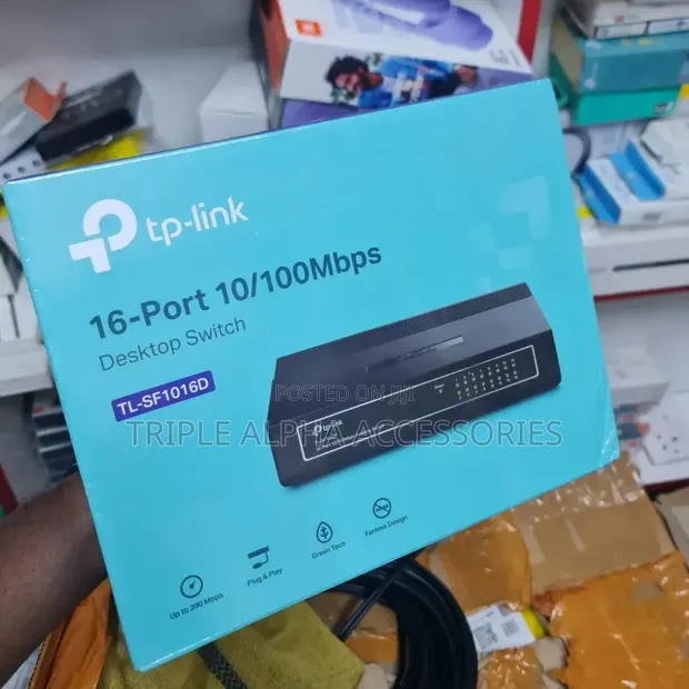 TP-Link TL-SF1016D 16-Port Fast Ethernet Switch - 1