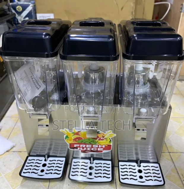 Euromax Commercial Juice Dispenser 3 Taps JD-163 - 1