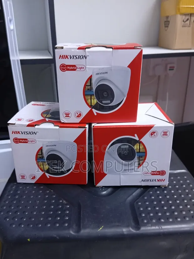 2MP Hikvision Smart Hybrid Light Turret Camera - 1