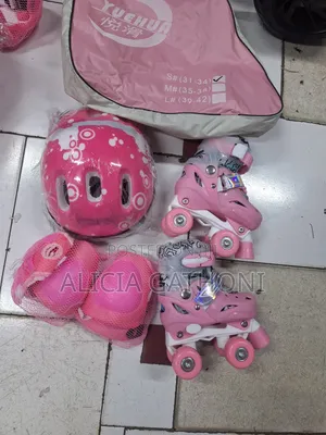 Viatu vya Quad Skating Pink Set