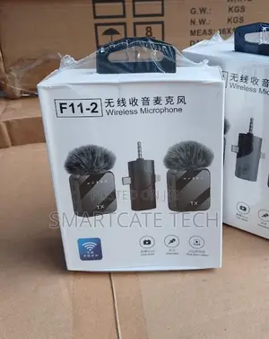 F11-2 Rechargeable Wireless Lavalier Microphone Set
