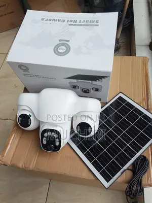 Kamera ya V380 6MP Triple Lens 4G PTZ Solar CCTV