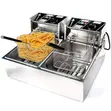 Nunix DF-6D Fryer Mbili ya Umeme 12L - 2
