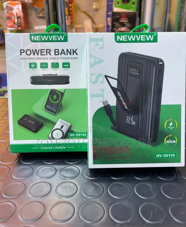 Newvew Wireless Magnetic Power Bank 10000mAh/20000mAh - 1