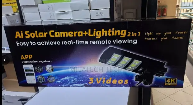 450W Solar CCTV Camera with 4G PTZ - 1