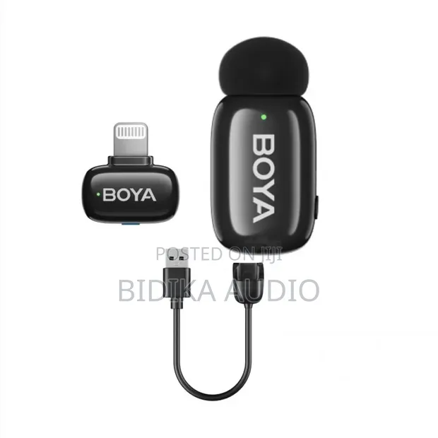 Boya Wireless Microphone System with Lightning Connector - 1