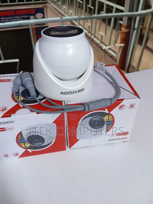 2MP Hikvision Hybrid Light Turret Camera for Business - 1